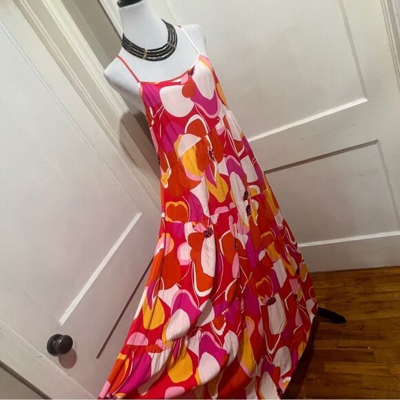 anrabess Dresses & Skirts - Vibrant Floral Maxi Dress